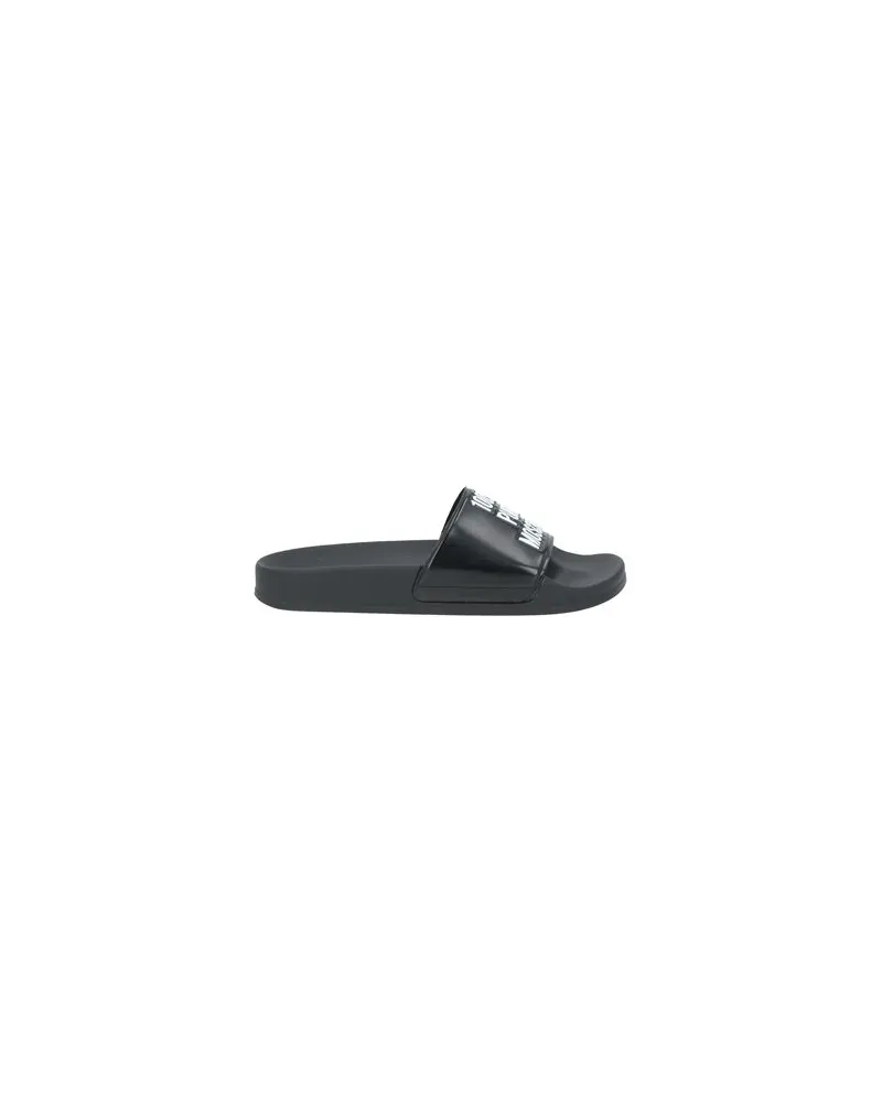 Moschino SCHUHE - Sandalenauf YOOX.COM Schwarz
