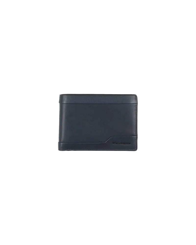 Piquadro Kleinlederwaren - Brieftaschenauf YOOX.COM Marineblau