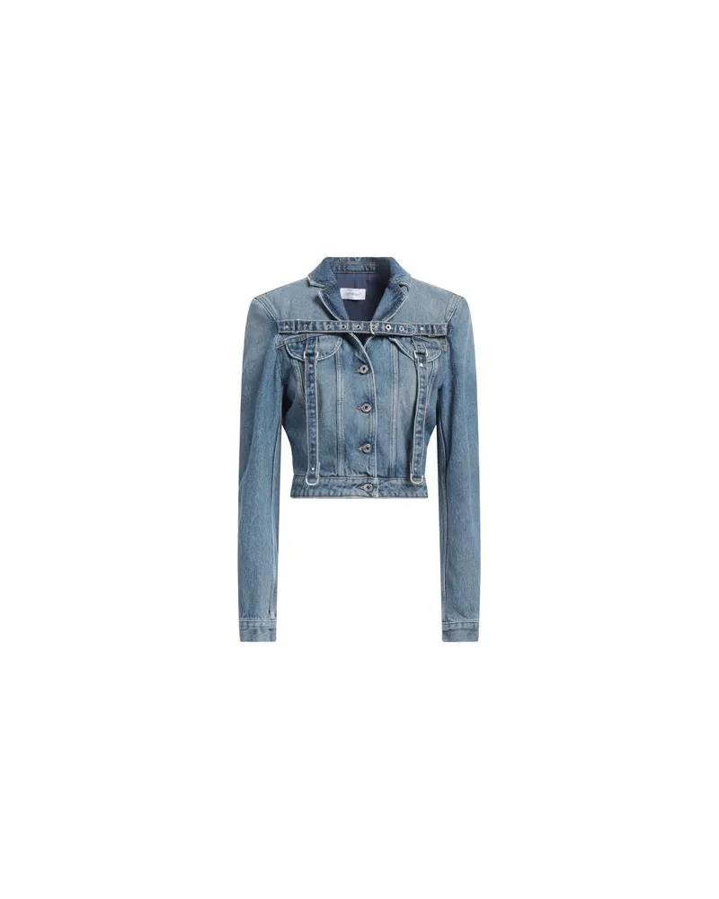 OFF-WHITE JACKEN & MÄNTEL - Jeansjacken/Mäntelauf YOOX.COM Blau