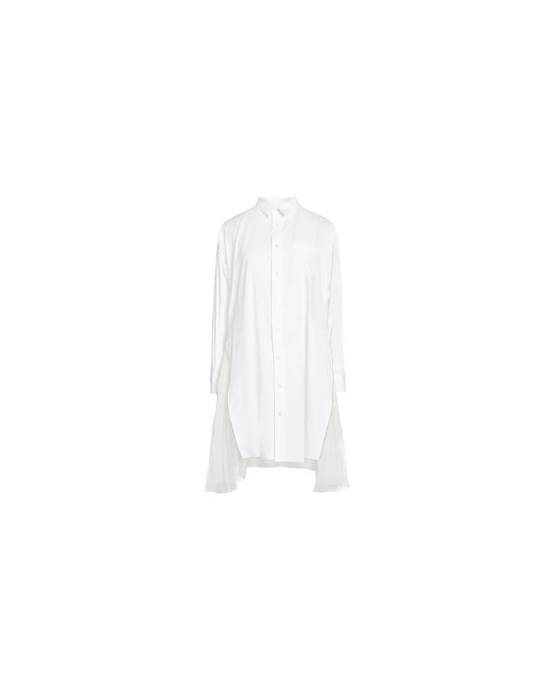 Sacai KLEIDER - Mini-Kleiderauf YOOX.COM Weiß