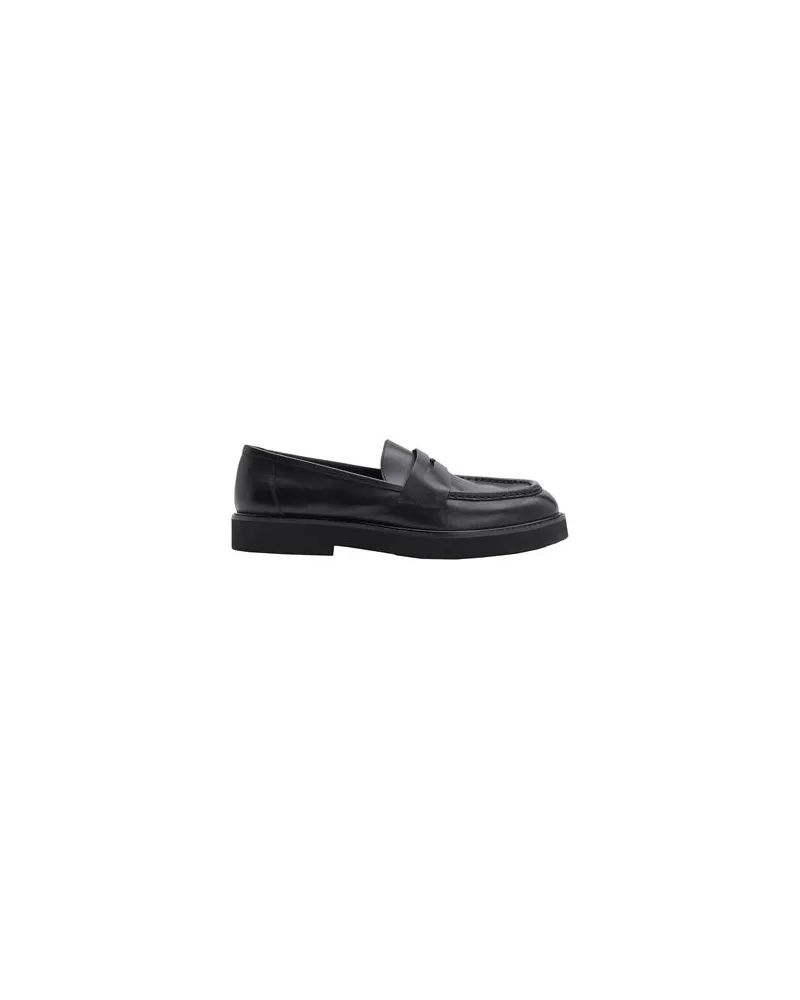 8 by Yoox LEATHER SQUARE TOE PENNY LOAFER  - SCHUHE - Mokassinsauf YOOX.COM Schwarz