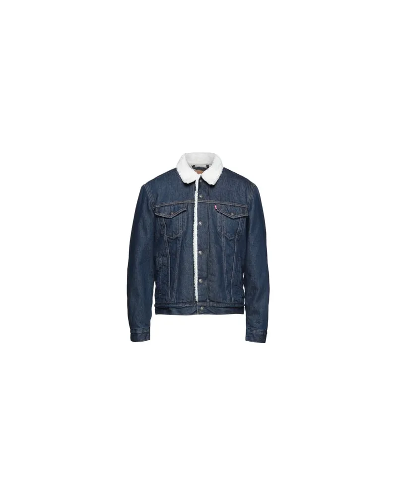 Levi's TYPE 3 SHERPA TRUCKER  - JACKEN & MÄNTEL - Jeansjacken/Mäntelauf YOOX.COM Blau