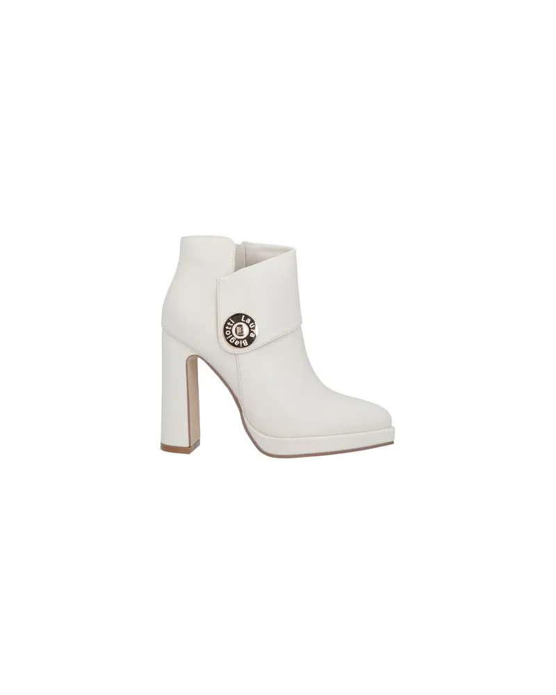 Laura Biagiotti SCHUHE - Stiefelettenauf YOOX.COM Elfenbein