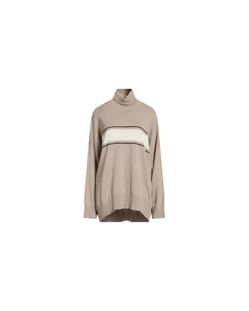 Brunello Cucinelli STRICKWAREN - Rollkragenpulloverauf YOOX.COM Maulwurfsgrau