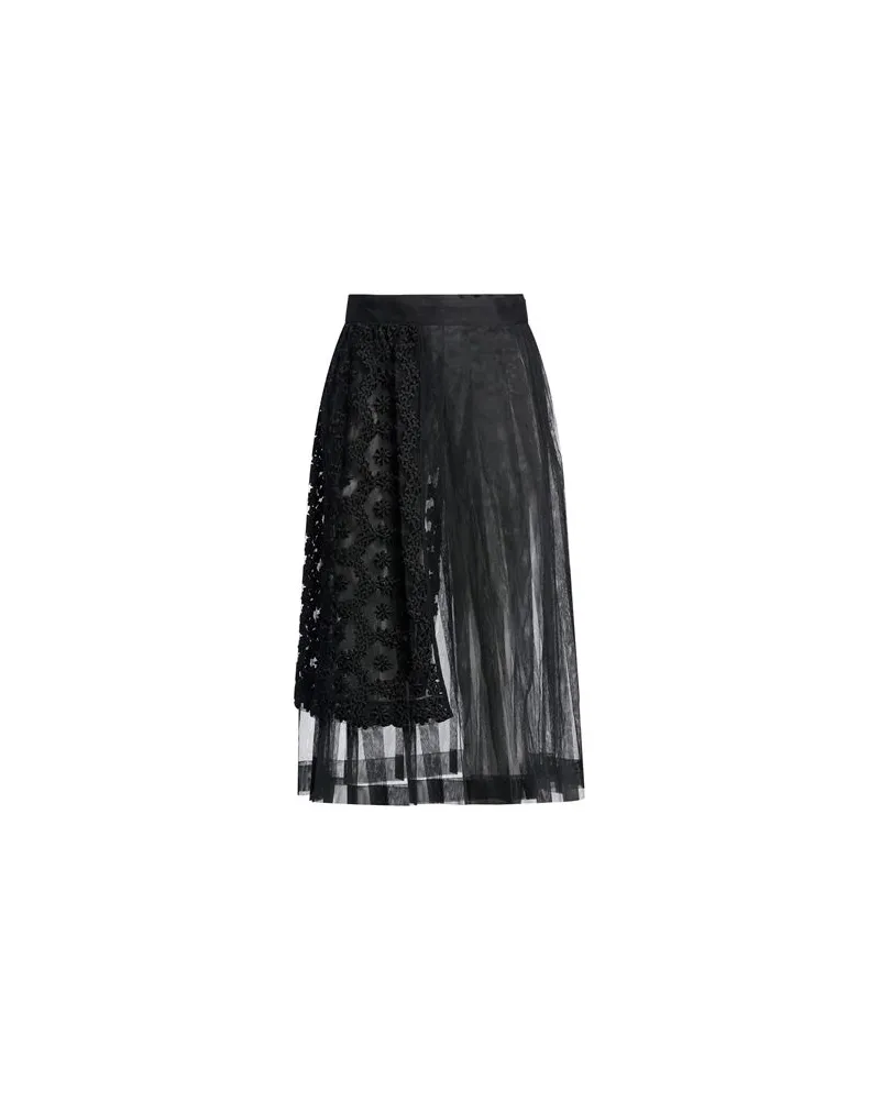 Noir Kei Ninomiya HOSEN & RÖCKE - Midi-Röckeauf YOOX.COM Schwarz