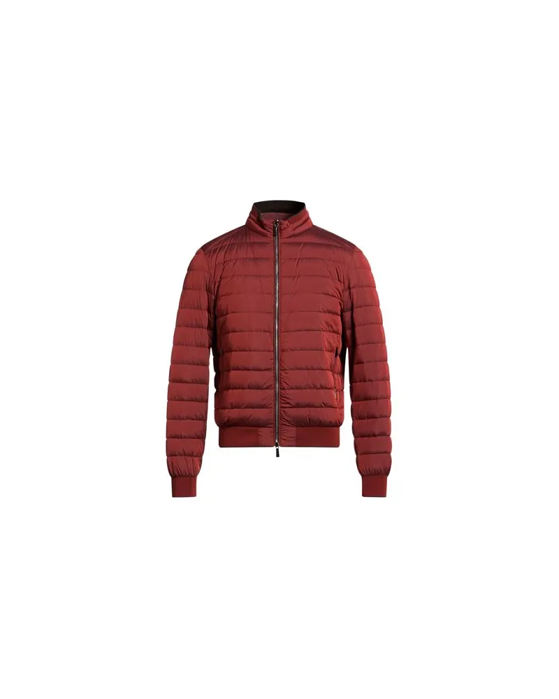 MOORER JACKEN & MÄNTEL - Pufferjacken & Daunenjackenauf YOOX.COM Rostrot