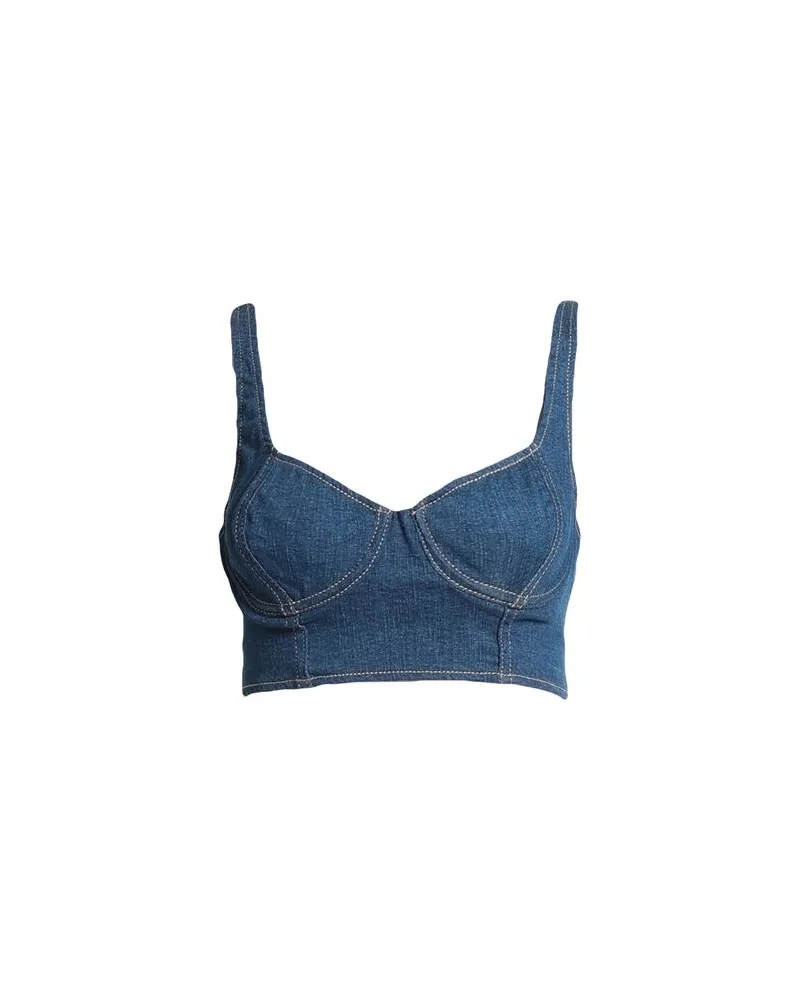 Elisabetta Franchi TOPS - Topsauf YOOX.COM Blau