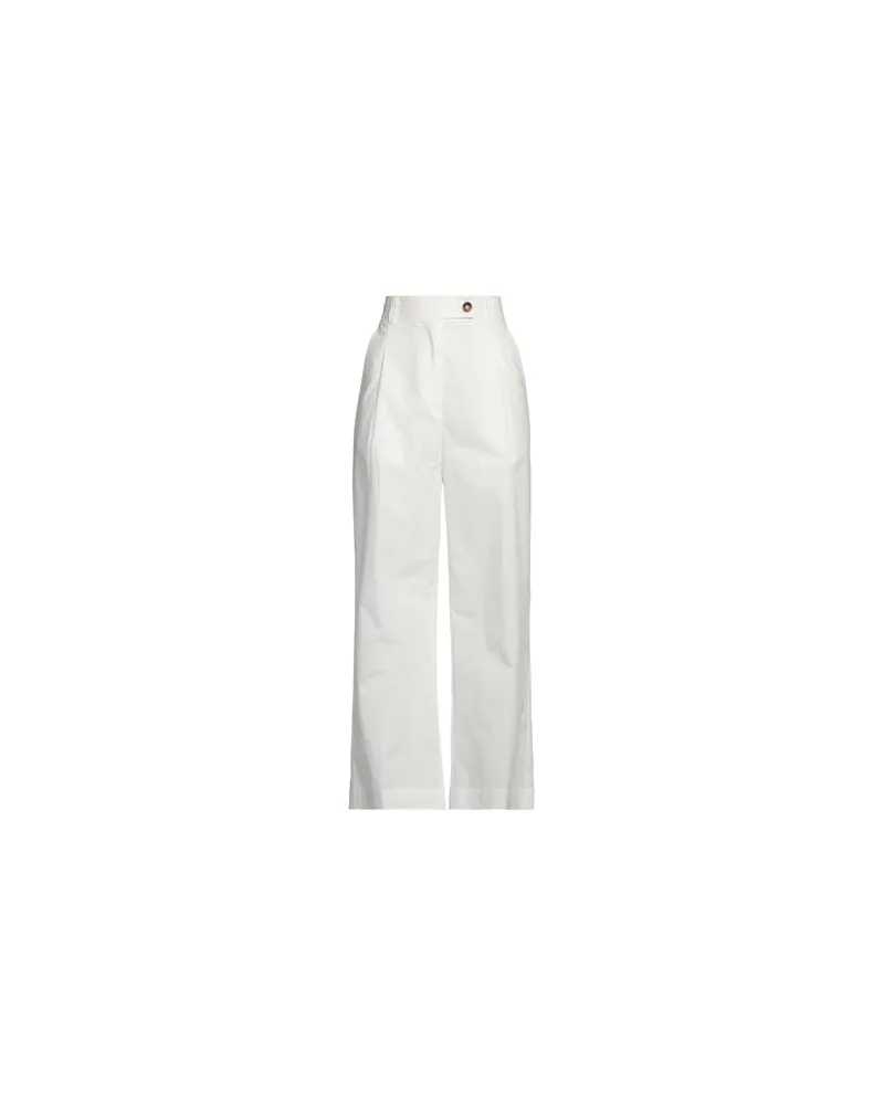 SOLOTRE HOSEN & RÖCKE - Hosenauf YOOX.COM Weiß