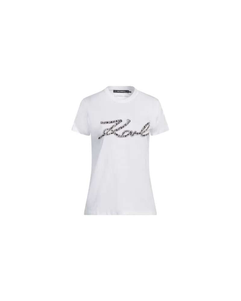 Karl Lagerfeld TOPS - T-shirtsauf YOOX.COM Weiß