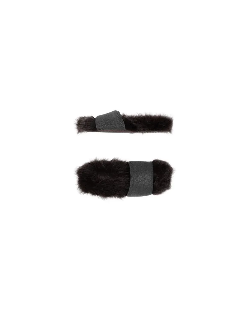 Brunello Cucinelli SCHUHE - Sandalenauf YOOX.COM Dunkelbraun