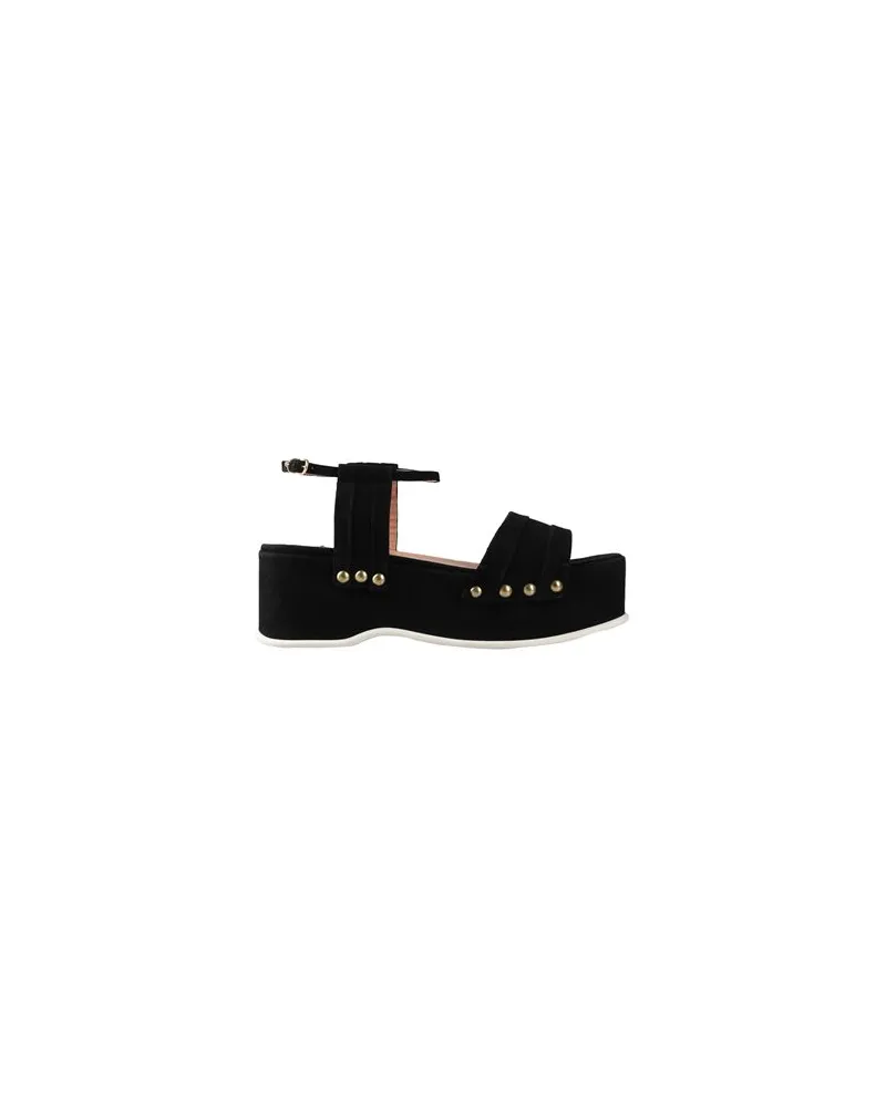 L'Autre Chose SCHUHE - Sandalenauf YOOX.COM Schwarz