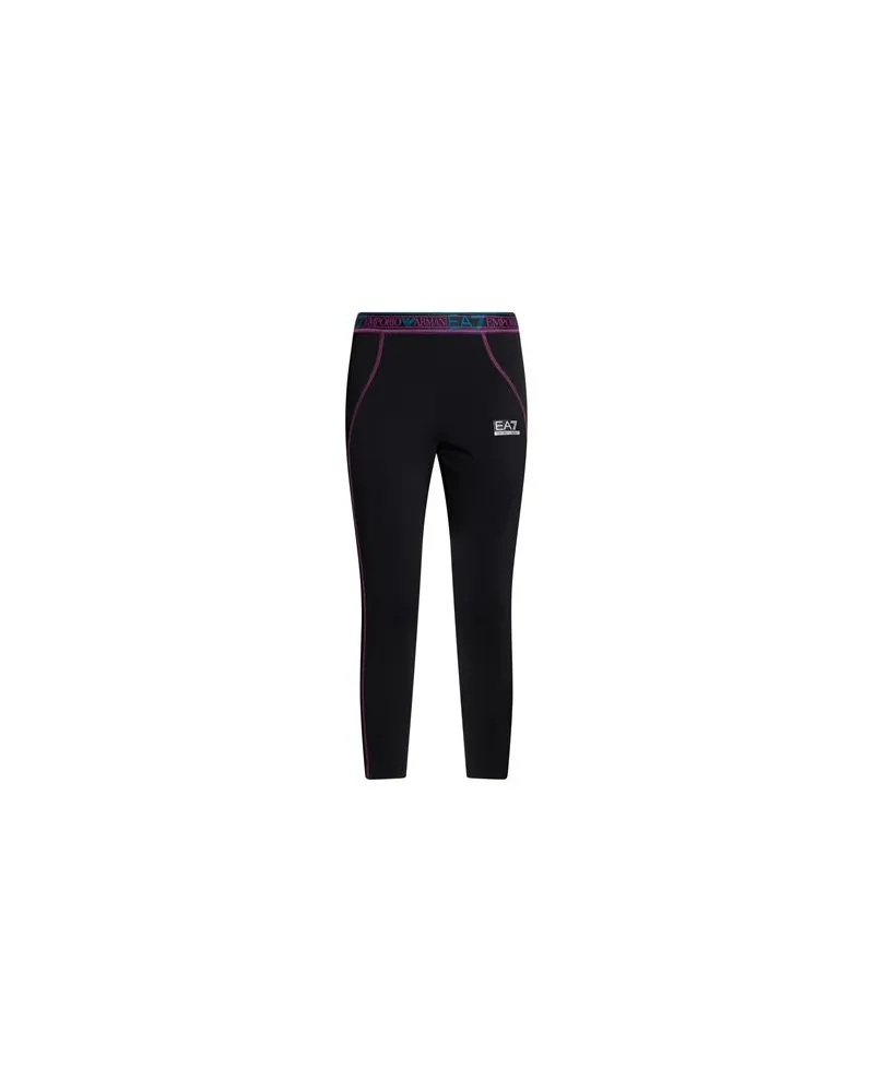 EA7 HOSEN & RÖCKE - Leggingsauf YOOX.COM Schwarz