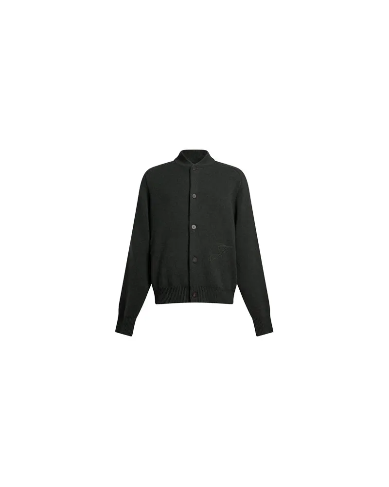 Jacquemus STRICKWAREN - Strickjackenauf YOOX.COM Dunkelgrün