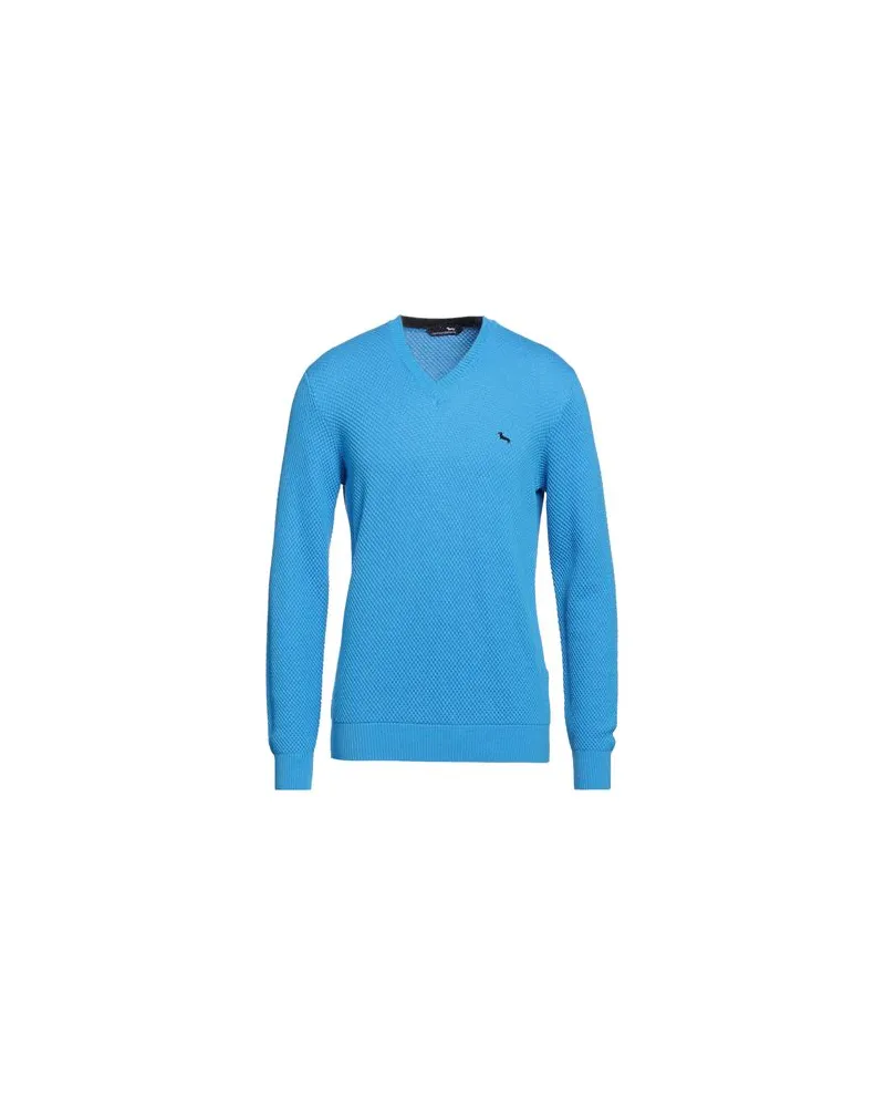 Harmont & Blaine STRICKWAREN - Pulloverauf YOOX.COM Azurblau