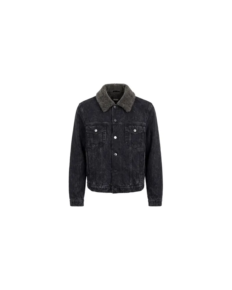 Fendi JACKEN & MÄNTEL - Jeansjacken/Mäntelauf YOOX.COM Schwarz