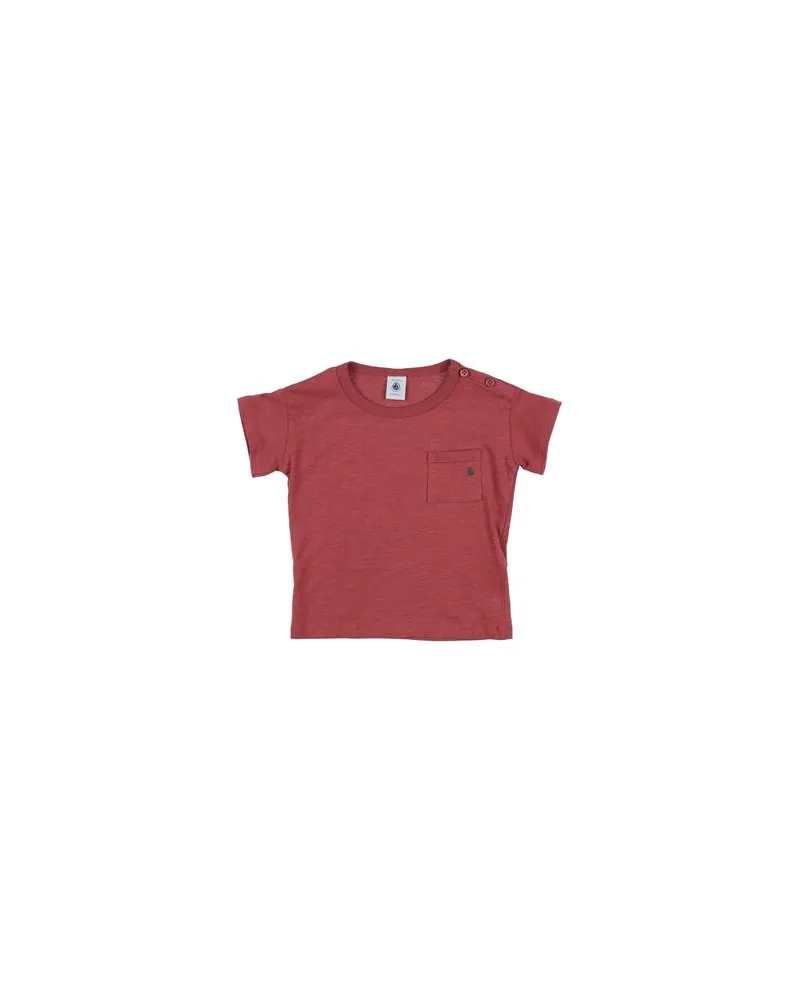 Petit Bateau TOPS - T-shirtsauf YOOX.COM Ziegelrot