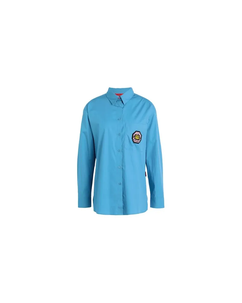MAX&Co. TOPS - Hemdenauf YOOX.COM Azurblau