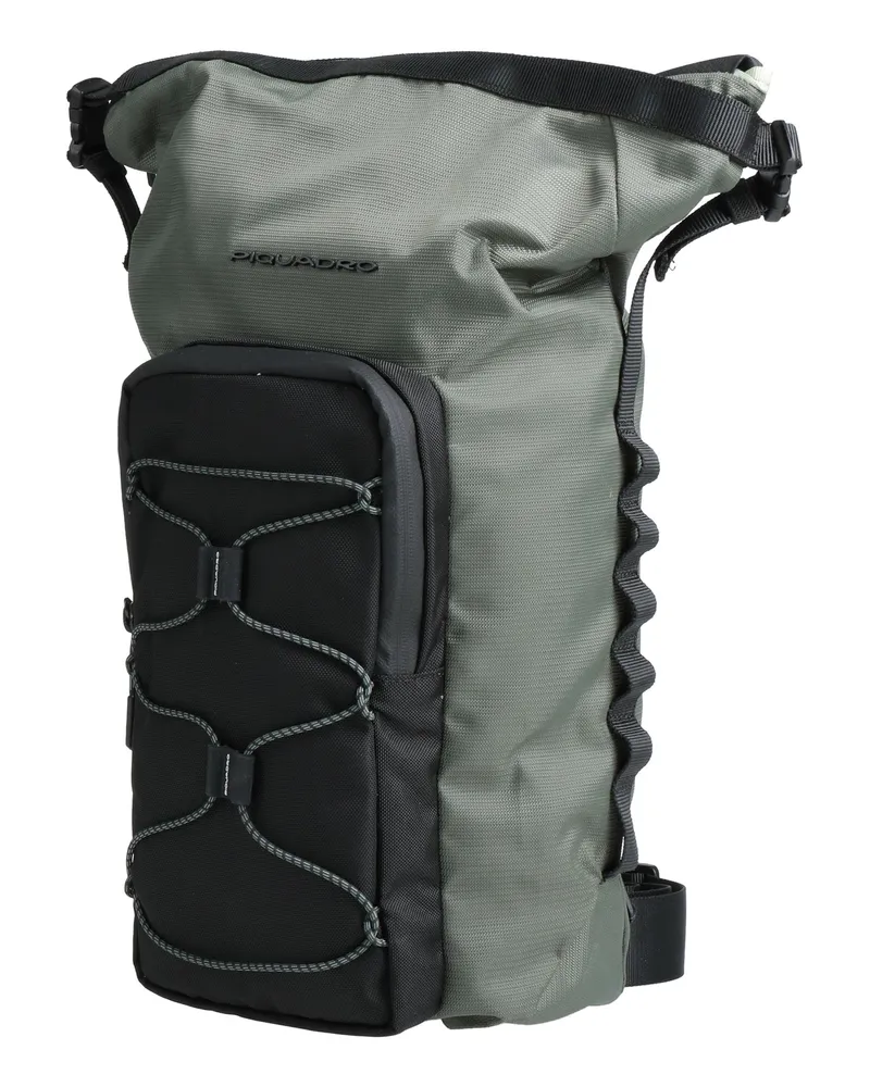 Piquadro Rucksack Militärgrün