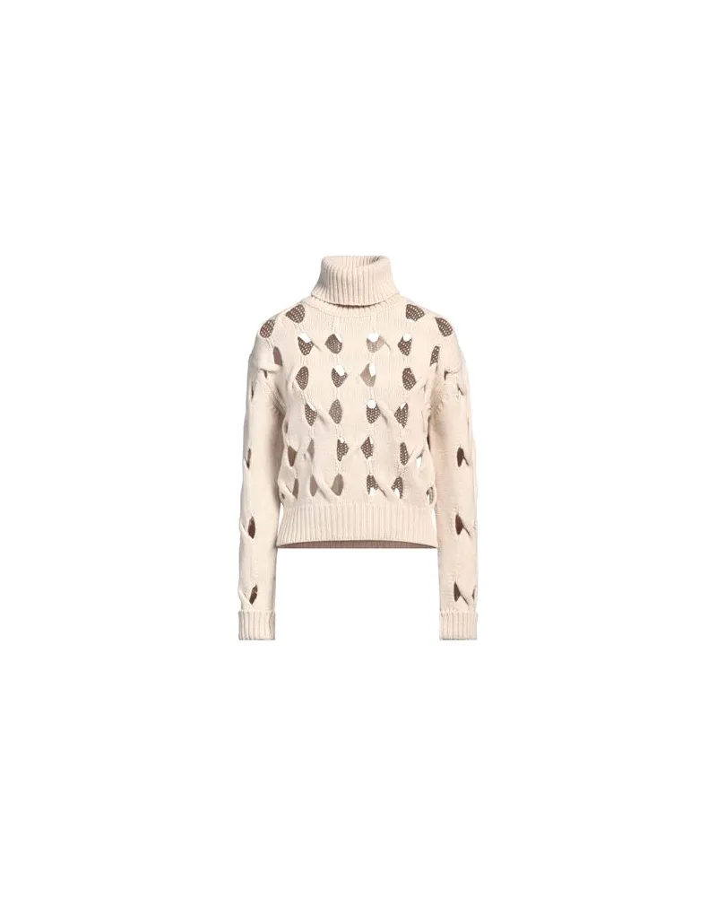 Federica Tosi STRICKWAREN - Rollkragenpulloverauf YOOX.COM Beige