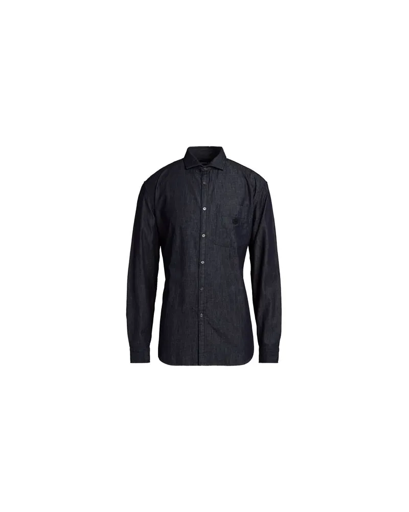 Emporio Armani TOPS - Jeanshemdenauf YOOX.COM Blau