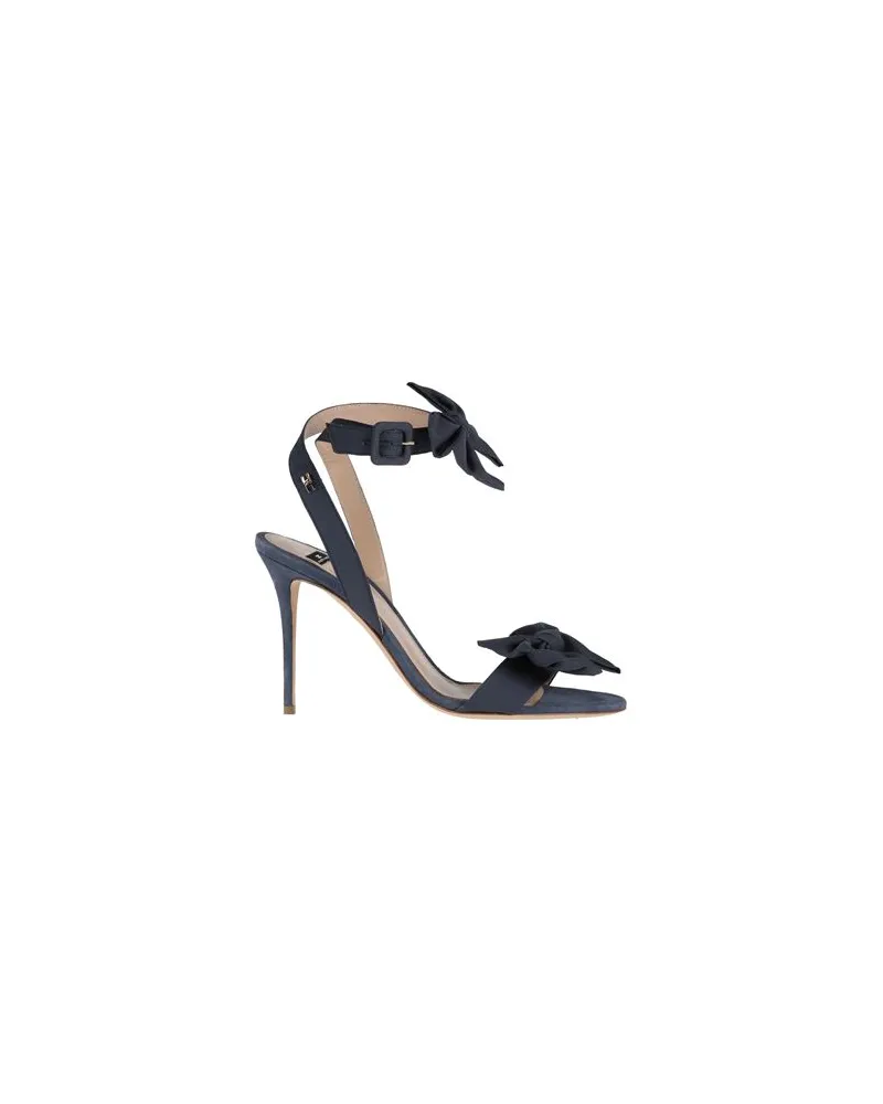 Elisabetta Franchi SCHUHE - Sandalenauf YOOX.COM Marineblau
