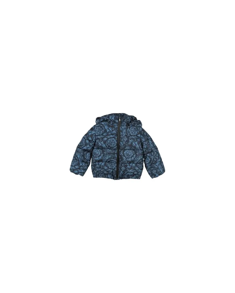 Versace JACKEN & MÄNTEL - Pufferjacken & Daunenjackenauf YOOX.COM Taubenblau