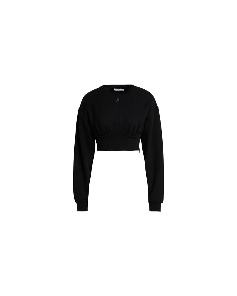 Patrizia Pepe TOPS - Sweatshirtsauf YOOX.COM Schwarz