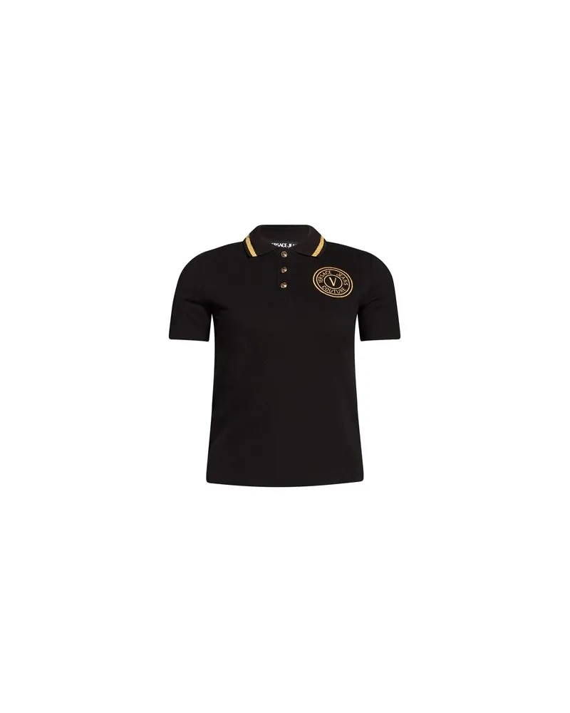 Versace Jeans TOPS - Poloshirtsauf YOOX.COM Schwarz