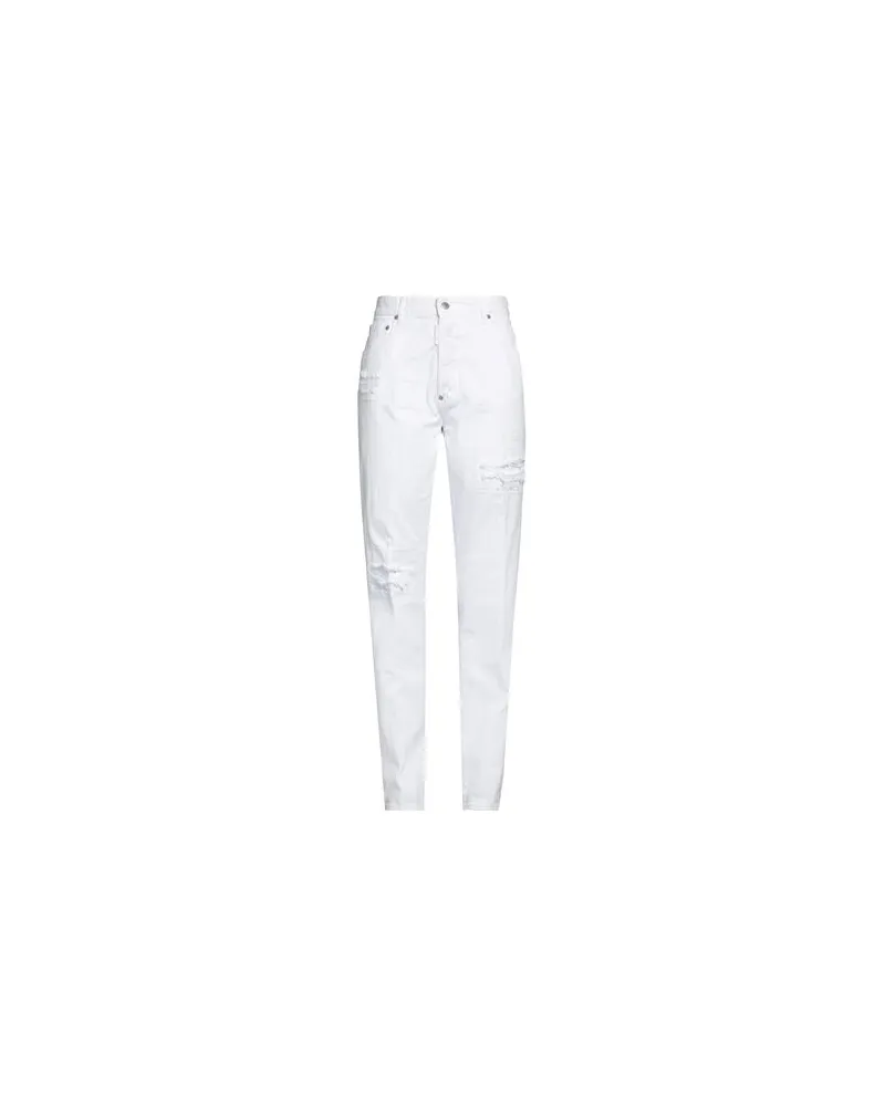 Dsquared2 HOSEN & RÖCKE - Jeanshosenauf YOOX.COM Weiß