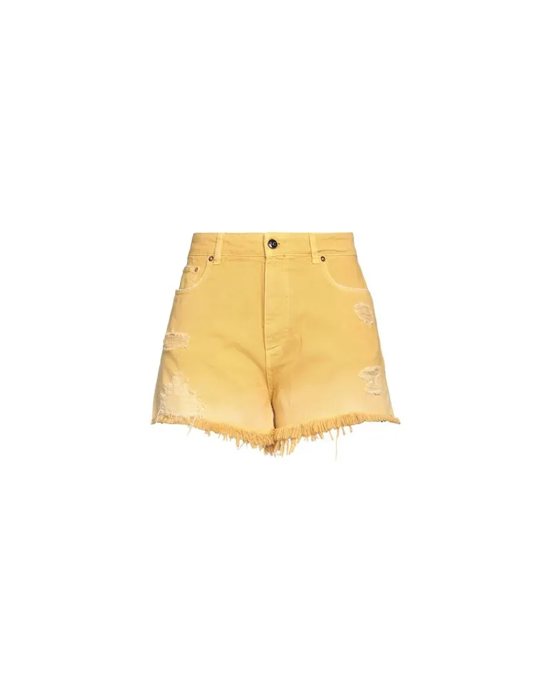 Semicouture HOSEN & RÖCKE - Jeansshortsauf YOOX.COM Senf