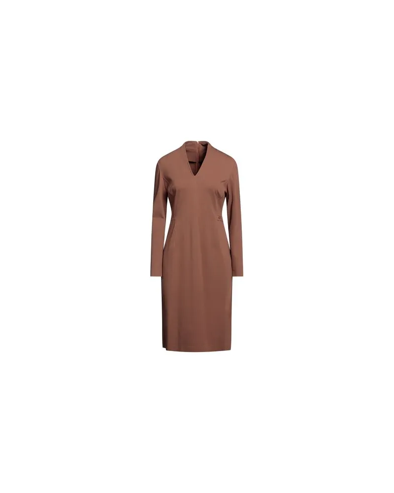 Daniela Drei KLEIDER - Midi-Kleiderauf YOOX.COM Braun