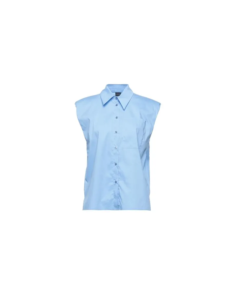 Pinko TOPS - Hemdenauf YOOX.COM Azurblau