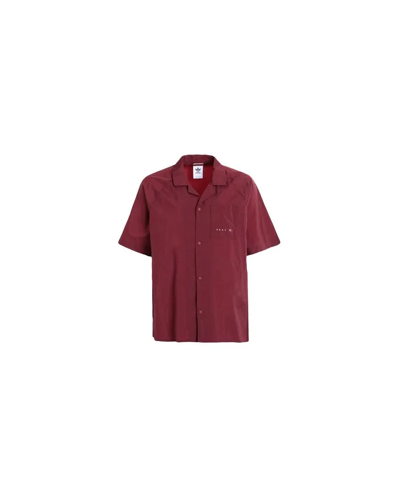 adidas RIFTA Metro SS Shirt  - TOPS - Hemdenauf YOOX.COM Bordeaux