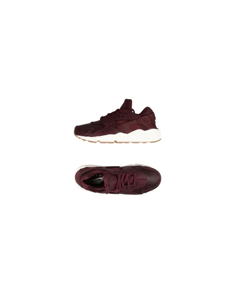 Nike AIR HUARACHE RUN PREMIUM   - AIR HUARACHE RUN PREMIUM - SCHUHE - Sneakersauf YOOX.COM Bordeaux