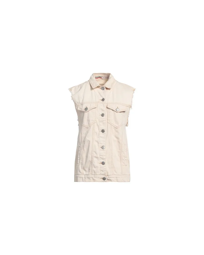 Please JACKEN & MÄNTEL - Jeansjacken/Mäntelauf YOOX.COM Elfenbein
