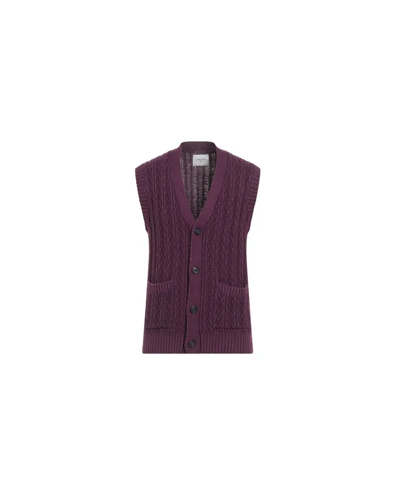 CIRCOLO 1901 STRICKWAREN - Strickjackenauf YOOX.COM Pflaume