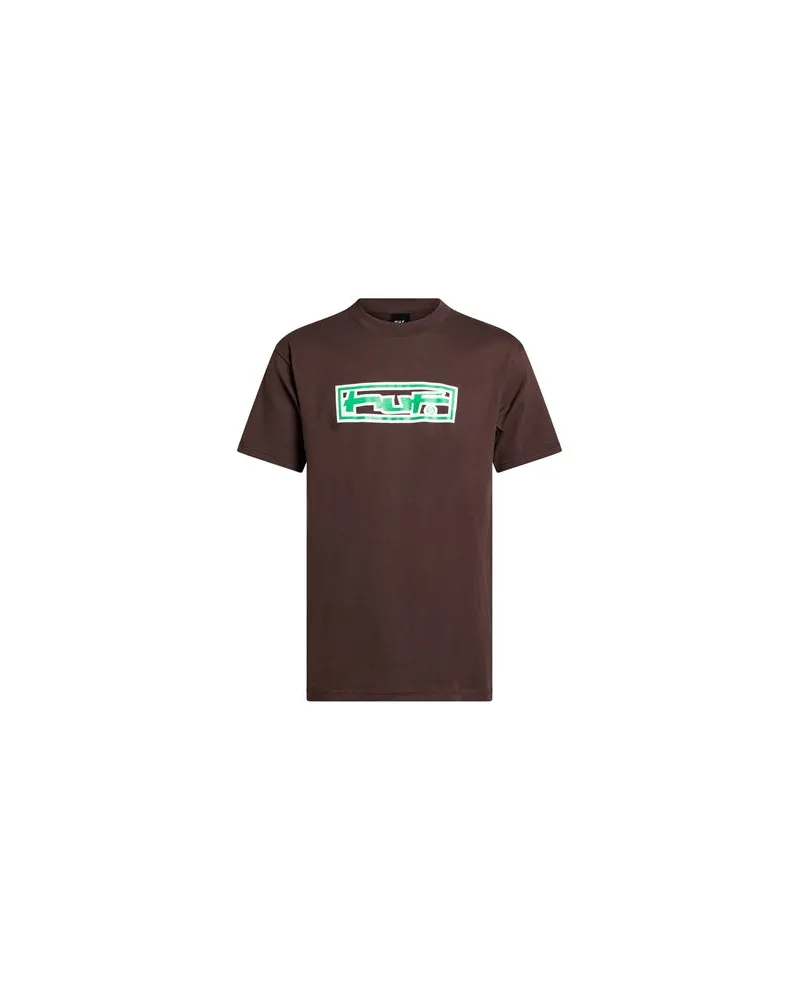 HUF TOPS - T-shirtsauf YOOX.COM Dunkelbraun