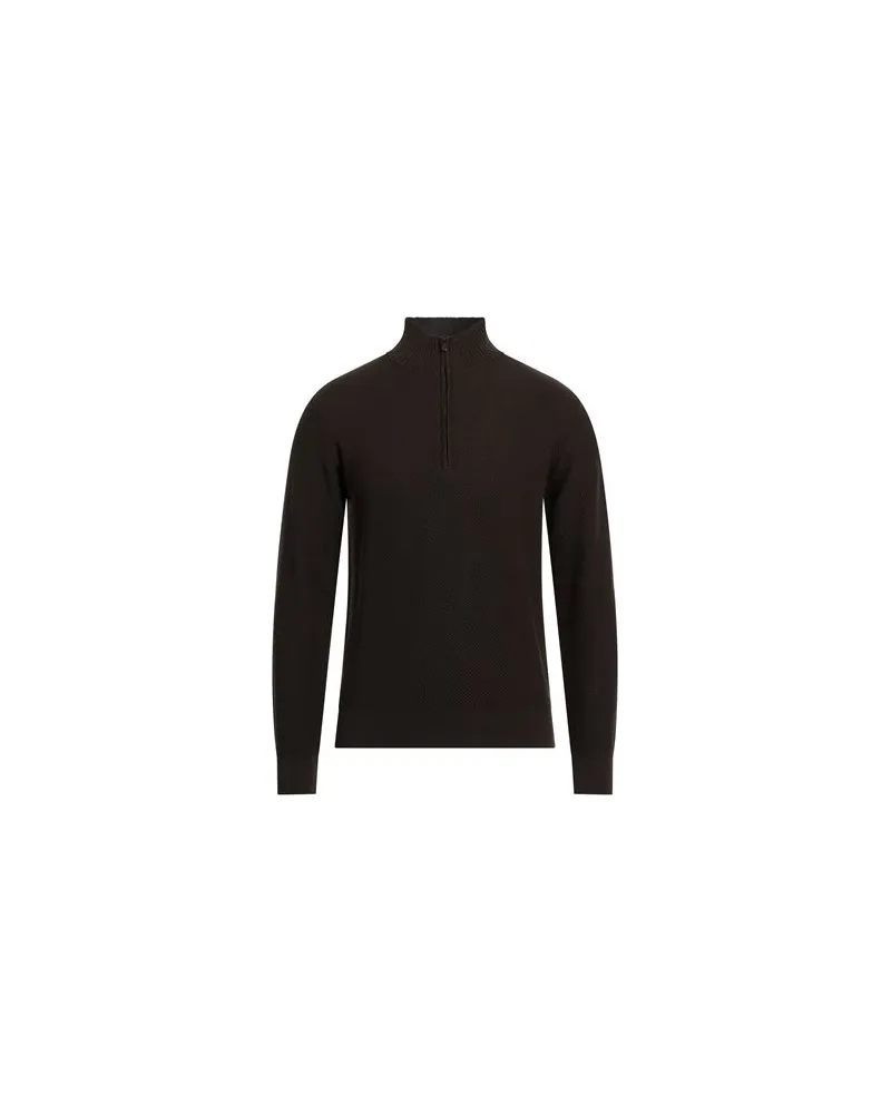 Filippo de Laurentiis STRICKWAREN - Rollkragenpulloverauf YOOX.COM Schokobraun