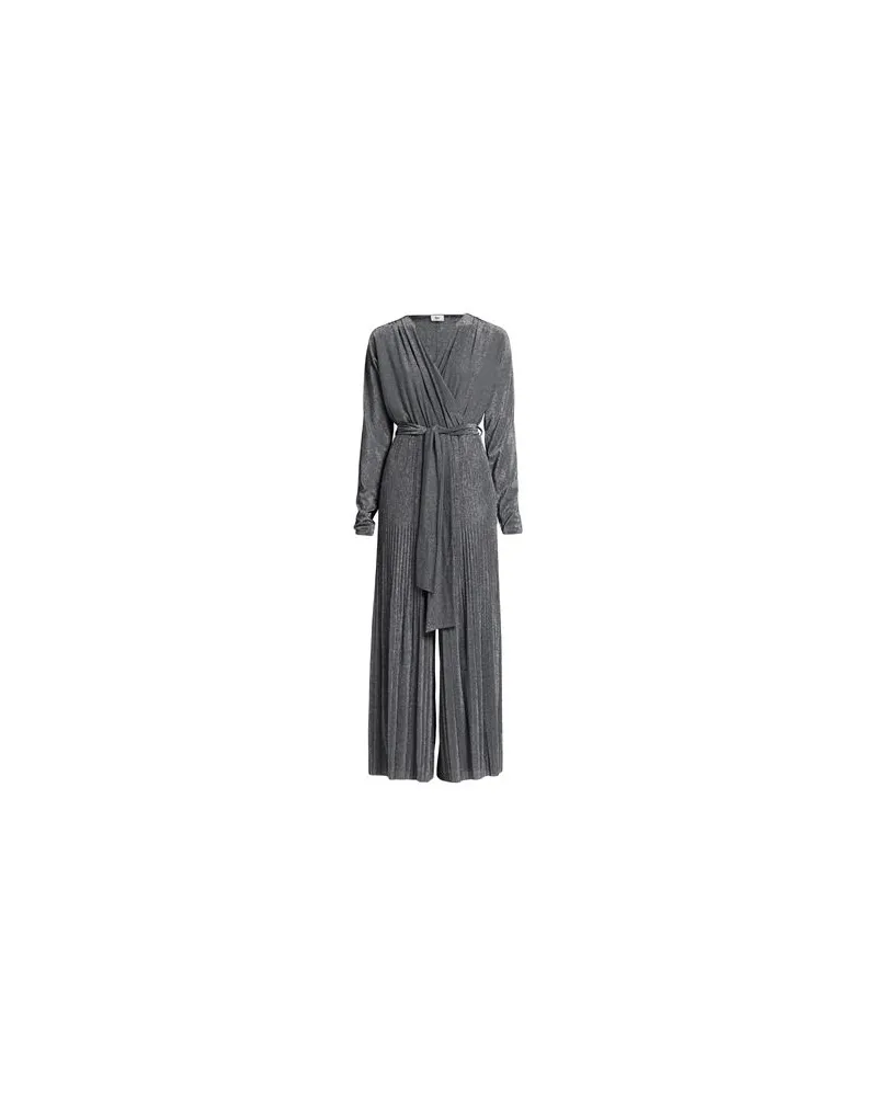 B.yu OVERALLS - Playsuitsauf YOOX.COM Silber