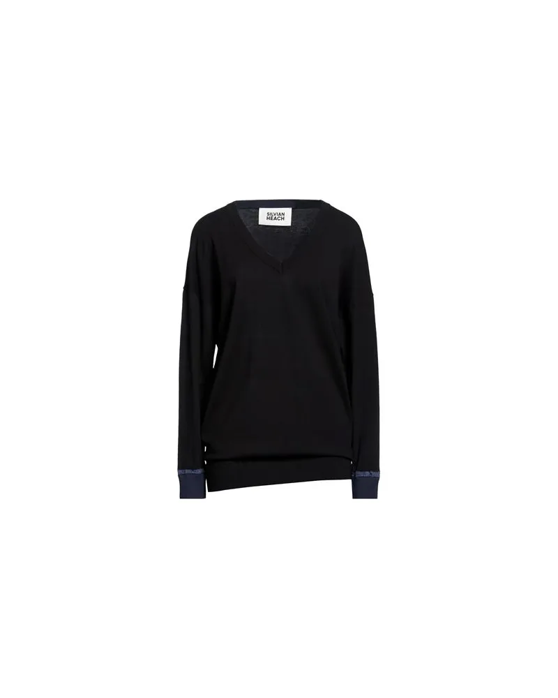 Silvian Heach STRICKWAREN - Pulloverauf YOOX.COM Schwarz