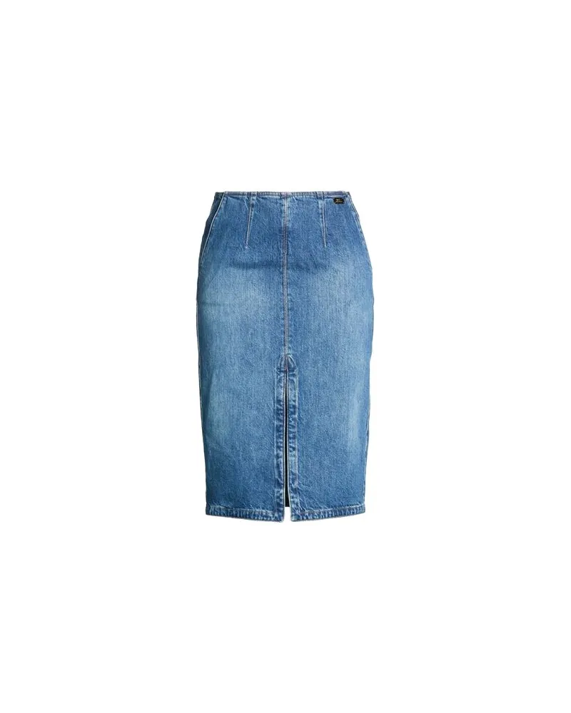 Elisabetta Franchi HOSEN & RÖCKE - Jeansröckeauf YOOX.COM Blau