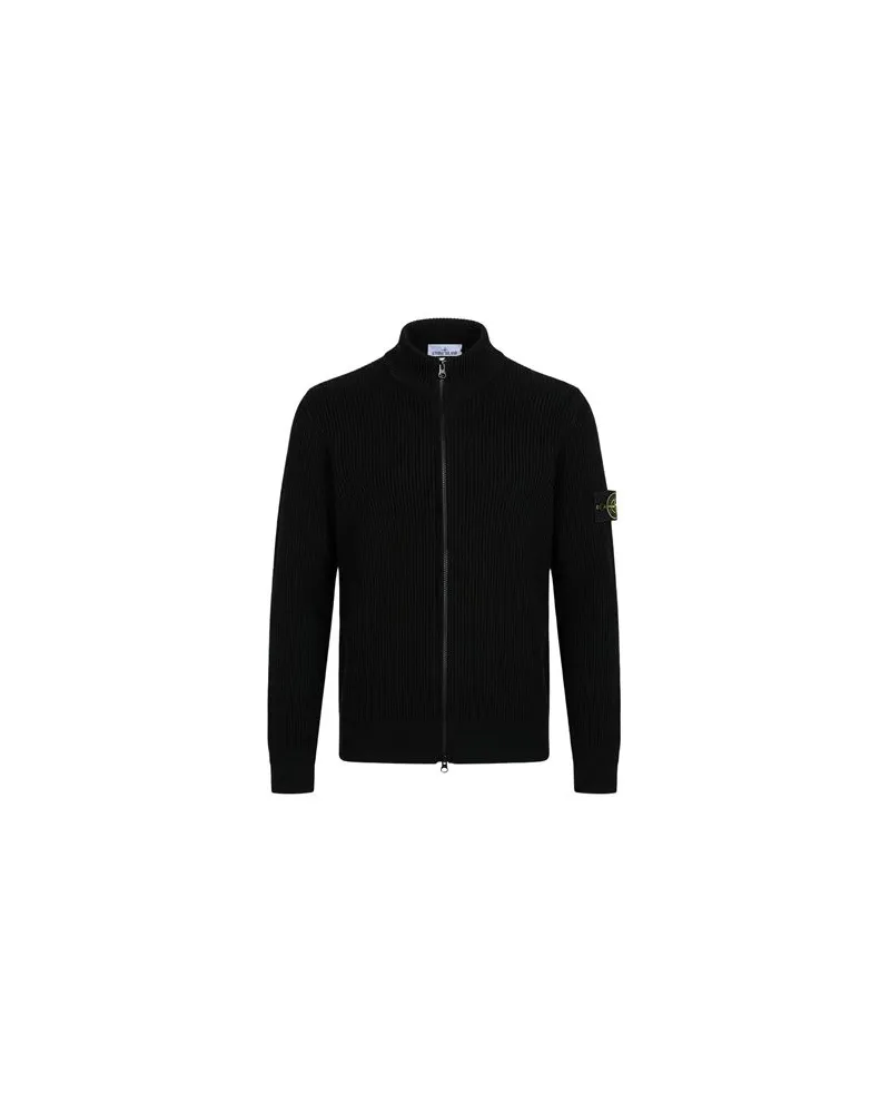 Stone Island STRICKWAREN - Strickjackenauf YOOX.COM Schwarz