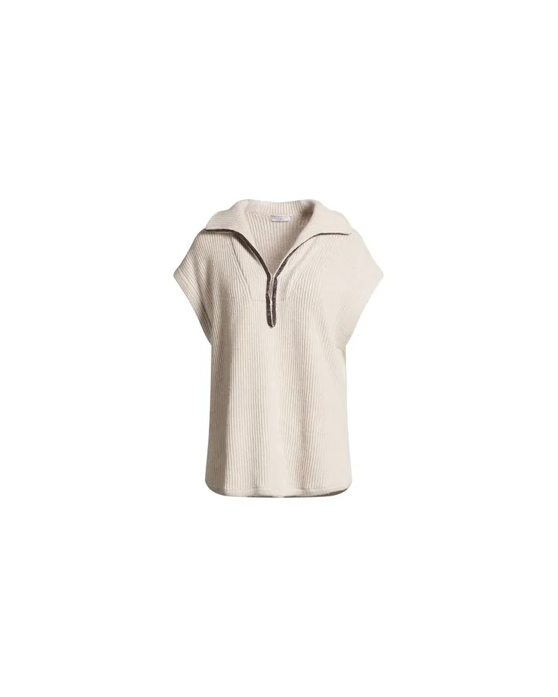Brunello Cucinelli STRICKWAREN - Pulloverauf YOOX.COM Hellgrau