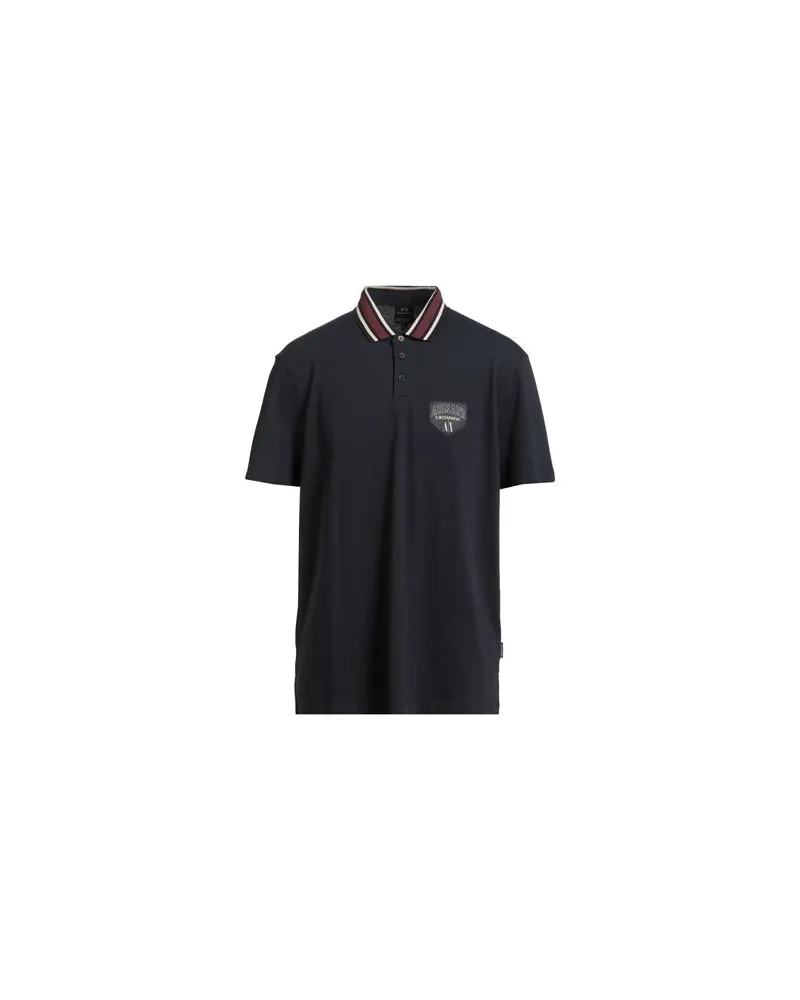 Armani Exchange TOPS - Poloshirtsauf YOOX.COM Nachtblau