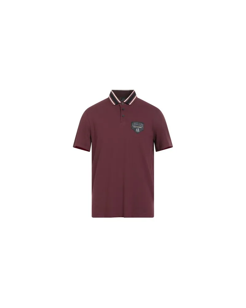 Armani Exchange TOPS - Poloshirtsauf YOOX.COM Bordeaux