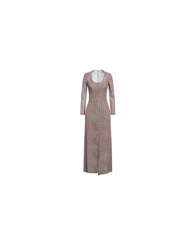 DIMORA KLEIDER - Maxi-Kleiderauf YOOX.COM Rostrot