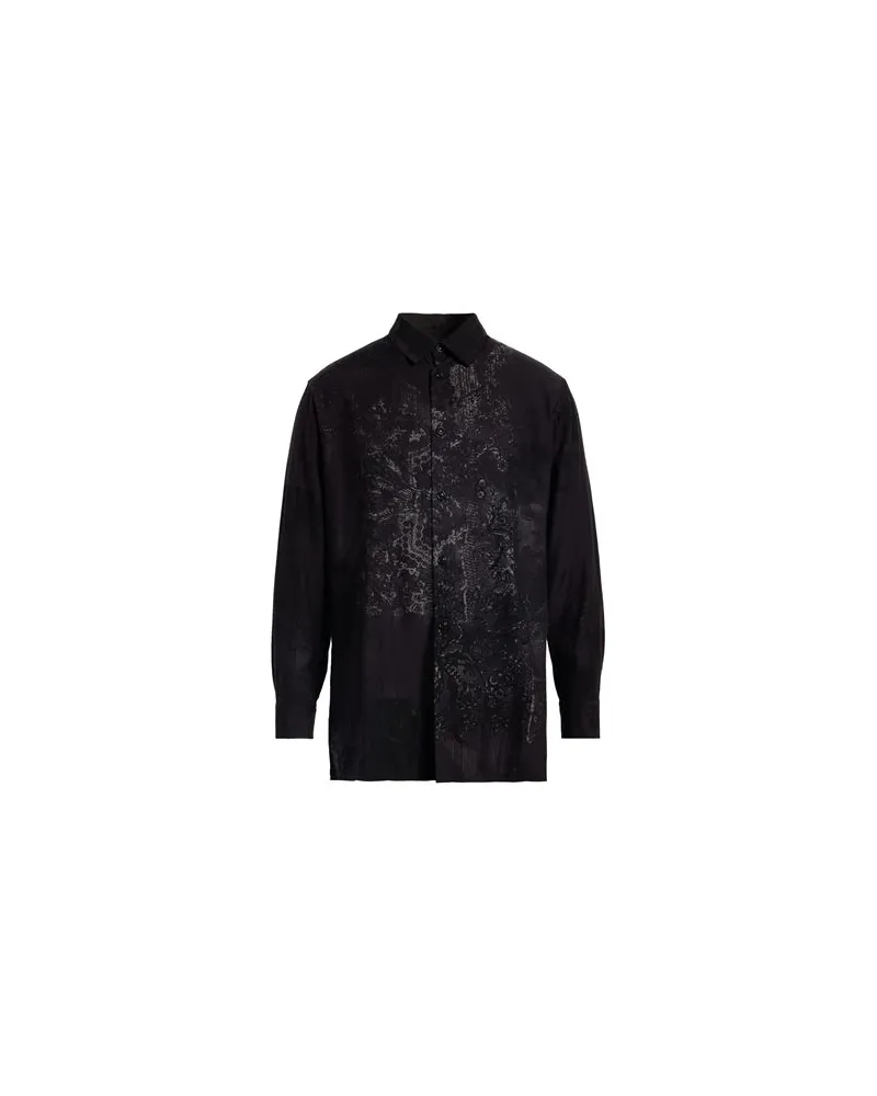 Y'S YOHJI YAMAMOTO TOPS - Hemdenauf YOOX.COM Schwarz