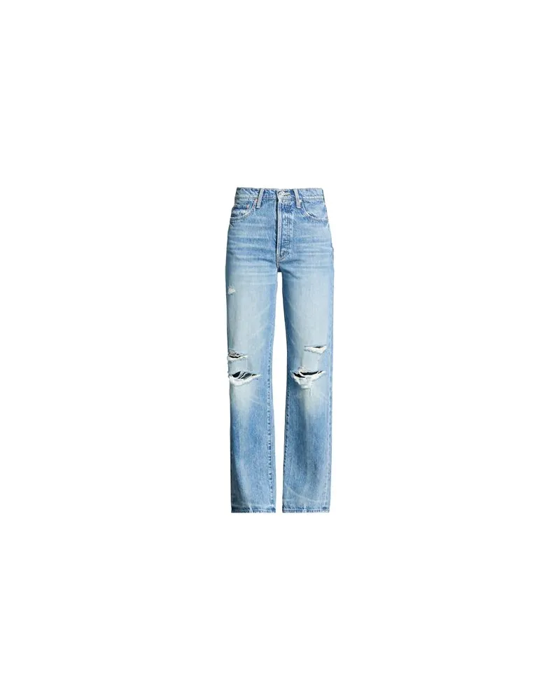 Mother SUPERIOR - HOSEN & RÖCKE - Jeanshosenauf YOOX.COM Blau