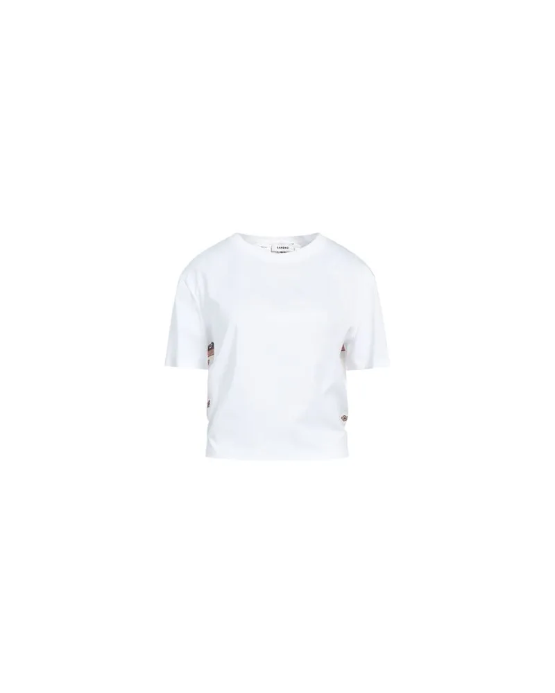 Sandro TOPS - T-shirtsauf YOOX.COM Weiß