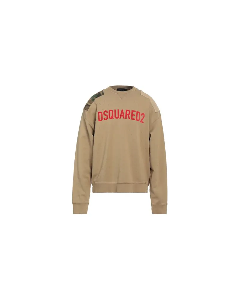 Dsquared2 TOPS - Sweatshirtsauf YOOX.COM Beige